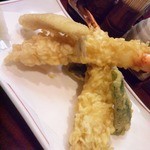 更科丸屋 - 天ざるのてんぷら