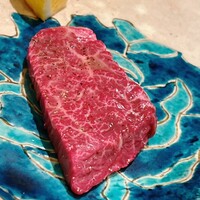 銀座 ちかみつ 並木通り - 神谷商店のサガリです。やや赤身の強い部位です