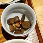 izakaya草 - 豆とごぼうの醤油煮
