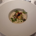 レ セゾン - 帆立貝とマッシュルーム