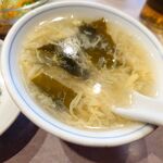 清香園 - ランチのスープ