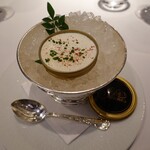 レ セゾン - 毛ガニと柚子胡椒クリーム