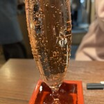 大衆ビストロ ハルタ - こぼれスパークリング（ロゼ）