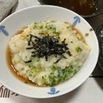 小やなぎ - 雑炊(ポン酢最高)