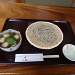 そば仁 - （2014年6月） ”かもとりごんべい”温かい鴨汁蕎麦です。