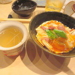鳥しき - 親子丼（鳥スープ）(2014.06)