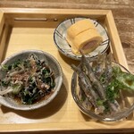 菜づけ百屋 幟町店 - おばんざい3品