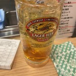 立呑み 晩杯屋 - 天羽の梅ハイボール