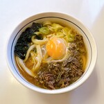 手打うどん 小俣 - 肉月見並