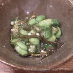 焼き鶏 青天上 - お通し（日替わり）