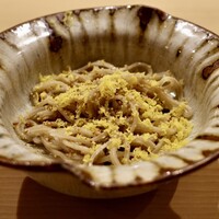 恵比寿 えんどう - 唐墨蕎麦 蕎麦の実