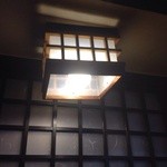 手造りうどん 楽々 - ランプ