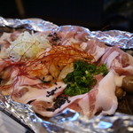 やちく - 豚肉の朴葉焼き【2014.6月】2500円コース