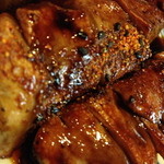 宇ち多゛ - レバタレ若焼き 七味を少し多目に