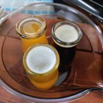 上方麦酒 - 令和7年1月 土日営業時間(14:00 - 19:00)
3種飲み比べ 税込1200円