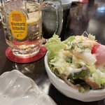 とり仟 - サラダ　ドレッシングうま