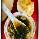 中国料理 香蘭 - 白菜漬物にスープ♫