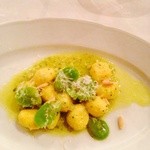 トラットリア トマティカ - 空豆のペーストのニョッキ