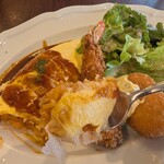 ロイヤルホスト - まろやかな玉子のオムライス