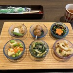 京菜味 のむら 錦店 - こちらの小鉢は選べず固定になってます（╹◡╹）