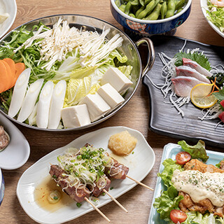 3時間飲み放題付き◎当店の人気メニューを揃えたコースが魅力