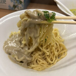 左とう - 蟹味噌を太麵とともに