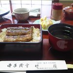 竹園 - 2100円鰻重（普通）