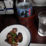 肝煮、冷酒が合う