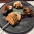 焼き鳥 陀らく - 料理写真:はつ、ズッキーニ、なめこ、白子