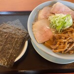 奥州製麺所 - チャーシューメン＋メンマ＋のり