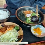 あおいとんかつ - らーめんにヒレカツ　ライス付