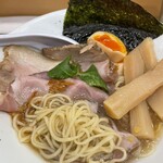なにわ 麺次郎 - 黄金貝ラーメン特製