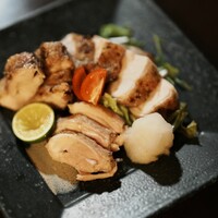 鶏炭火焼　タレ、塩焼き