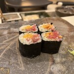 鮨さかもと - 巻物（トロたく）