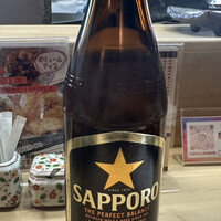 てんぷら天松 日本橋店 - 札幌黒ラベル800円