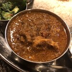 スパイス料理ナッラマナム - チキンピックルビンダルー　美味し(ﾟoﾟ;;