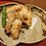 日本料理てら岡 - 河豚唐揚げ