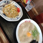 佐賀ラーメン 喰道楽 - チャーハンセット