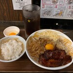 極中華蕎麦 ひろた - ★極まぜそばセット小（1150円税込）★