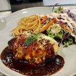 タツヤ食堂 - ダブルチーズハンバーグランチ