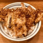 蔵前いせや - いせや丼　　穴子　小海老2   なす　れんこん