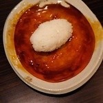 炭火焼鳥 温 - つくねの後のタレごはん