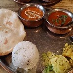 シバカリーワラ - バターチキン＆マラバーリ　セット