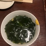 でん楽 - わかめのおでん　ワカメスープのようだ