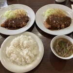 284331201 - ビーフカツ単品、煮込みポーク定食