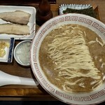 炭火焼濃厚中華そば 奥倫道 - 鯖！