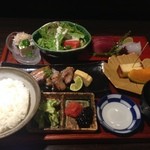 じゅん亭 - こちらが西京焼きとお造りだ・・・うまい