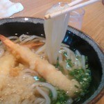 手打ちうどん よしの - エビ天うどん