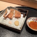 神田錦町 鮨たか晴 - アジフライ