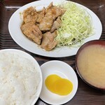 文田食堂 - にんにく焼き定食　1,000円